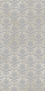 TESORI DECORO BROCCATO BIANCO ARGENTO 120X240