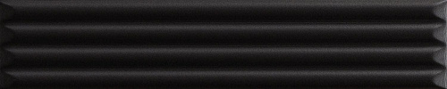 Керамогранит La Fabbrica UP BLACK Cannettato 25x5