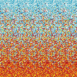 SHADING BLENDS ORANGE 2X2