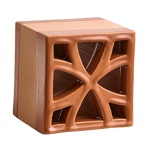 Split Blend Flo Urban Terracotta glossy border