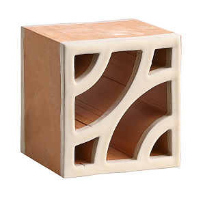 Split Blend Deco Soft Ivory matt border