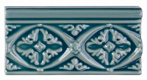 ADMO4003 Modernista Relieve Bizantino CC Gris Azulado 7,5X15