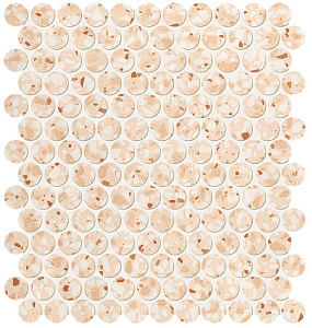 GLIM GEMME ROSA ROUND MOSAICO MATT