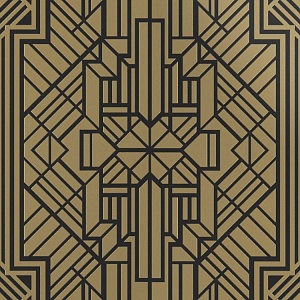 S LABIRINTO 22-20 Swing Labirinto Ottone Su Fondo Nero Matt 60X60