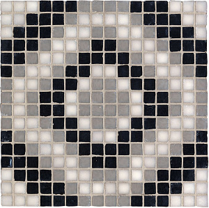 NEUTRA 6.0 DECORO B DARK MOSAICO VETRO 1,8X1,8