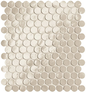 GLIM AVORIO ROUND MOSAICO BRILLANTE
