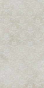 TESORI DECORO BROCCATO BIANCO SEMPLICE 120X240