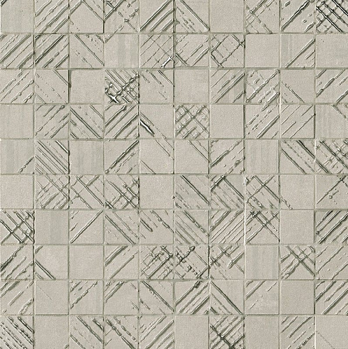 BLOOM METAL GREY SILVER MOSAICO