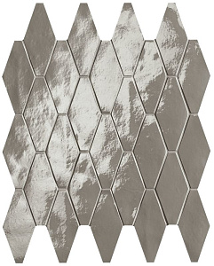 GLIM GRIGIO FUMO ROMBI MOSAICO BRILLANTE