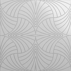 S PIUMA 21-21 Swing Piuma Bianco Su Fondo Bianco Matt 60X60