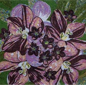 FLO 1P Flower Power Magic Purple 120X120