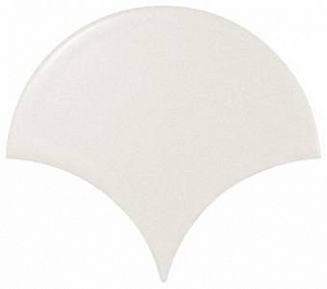 21981 Scale Fan Mosaic White Matt 30X43