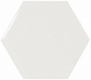 21919 Scale Hexagon Mosaic White 31X38