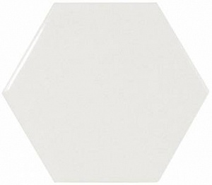 21919 Scale Hexagon Mosaic White 31X38