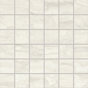 MOSAICO 5X5 VEIN CUT - 30X30 WHITE
