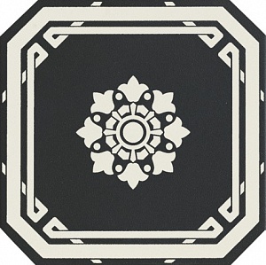OTTAGONO 20X20 BLACK DOVER