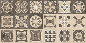 Tarsia - 36 facce, 20x20cm a pezzo