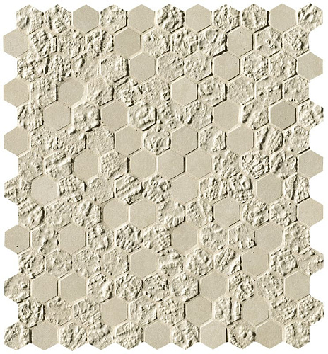 BLOOM BEIGE PRINT ESAGONO MOSAICO