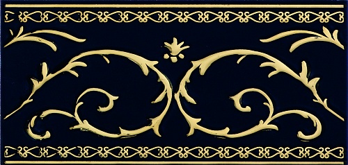 B NARCIS B 11 GRAND ELEGANCE GOLD NARCISO B ORO SU BLU ROYAL 10X20