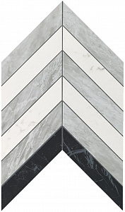 MARVEL STONE Chevron Mix Wall