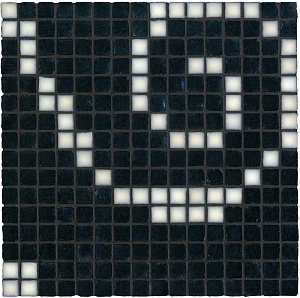 NEUTRA 6.0 DECORO A DARK MOSAICO VETRO 1,8X1,8