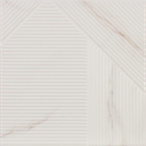 Dune Shapes Stripes Mix Calacatta 25x25