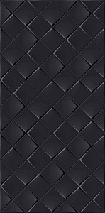 MONOCHROME MAGIC 30X60 DÉCOR BLACK GLOSSY