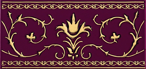B NARCIS A 01 GRAND ELEGANCE GOLD NARCISO A ORO SU BORDEAUX 10X20
