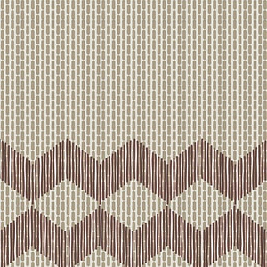 ZIGZAG HALF BROWN