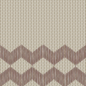 ZIGZAG HALF BROWN