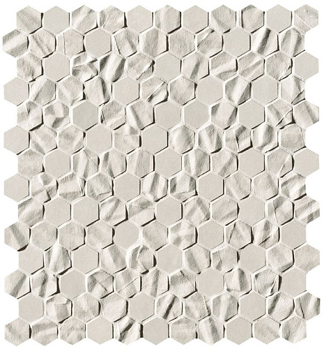 BLOOM WHITE STAR ESAGONO MOSAICO