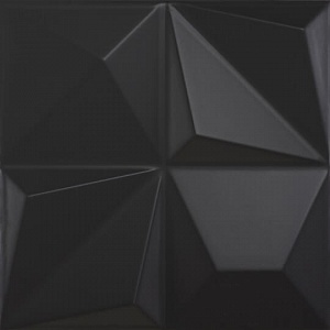 Dune Shapes Multishapes Black Mat 25x25