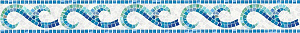 AQUATICA BORDERS ARTISTIC MOSAIC FLAMENCO 1 1X1