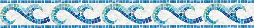AQUATICA BORDERS ARTISTIC MOSAIC FLAMENCO 1 1X1