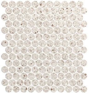 GLIM GEMME BIANCO ROUND MOSAICO MATT