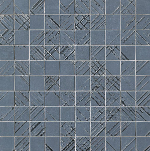 BLOOM METAL BLUE SILVER MOSAICO