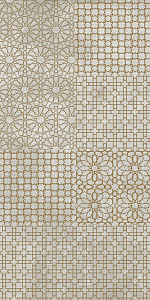 TESORI DECORO MONILI GRIGIO ORO 6MM 120X240RET