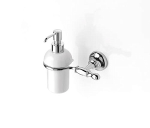 916 CB33 - DOSATORE SAPONE LIQUIDO DA PARETE CERAMICA BIANCA
