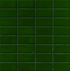 DIN DARK GREEN GLOSSY 3,6X7,4