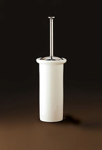 AE114 CB33 - PORTA SCOPINO DA TERRA CERAMICA BIANCA