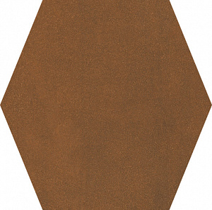 METAMORFOSI CORTEN PATINATO ESAGONO