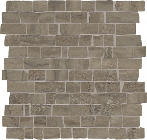 MOSAICO MINI BLOCK VEIN CUT - 30X30 CHOCOLATE