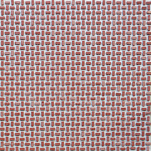 Micromosaics Micro-brick Cross Red