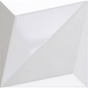 Dune Shapes Origami White Gloss 25x25