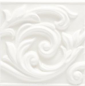VOLUTA 13X13 BIANCO CRAQUELE'